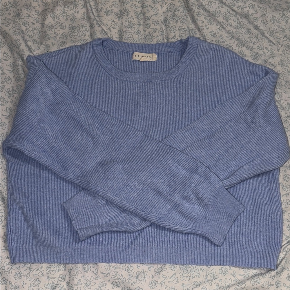 Target Women's Blue Crew Neck Sweater